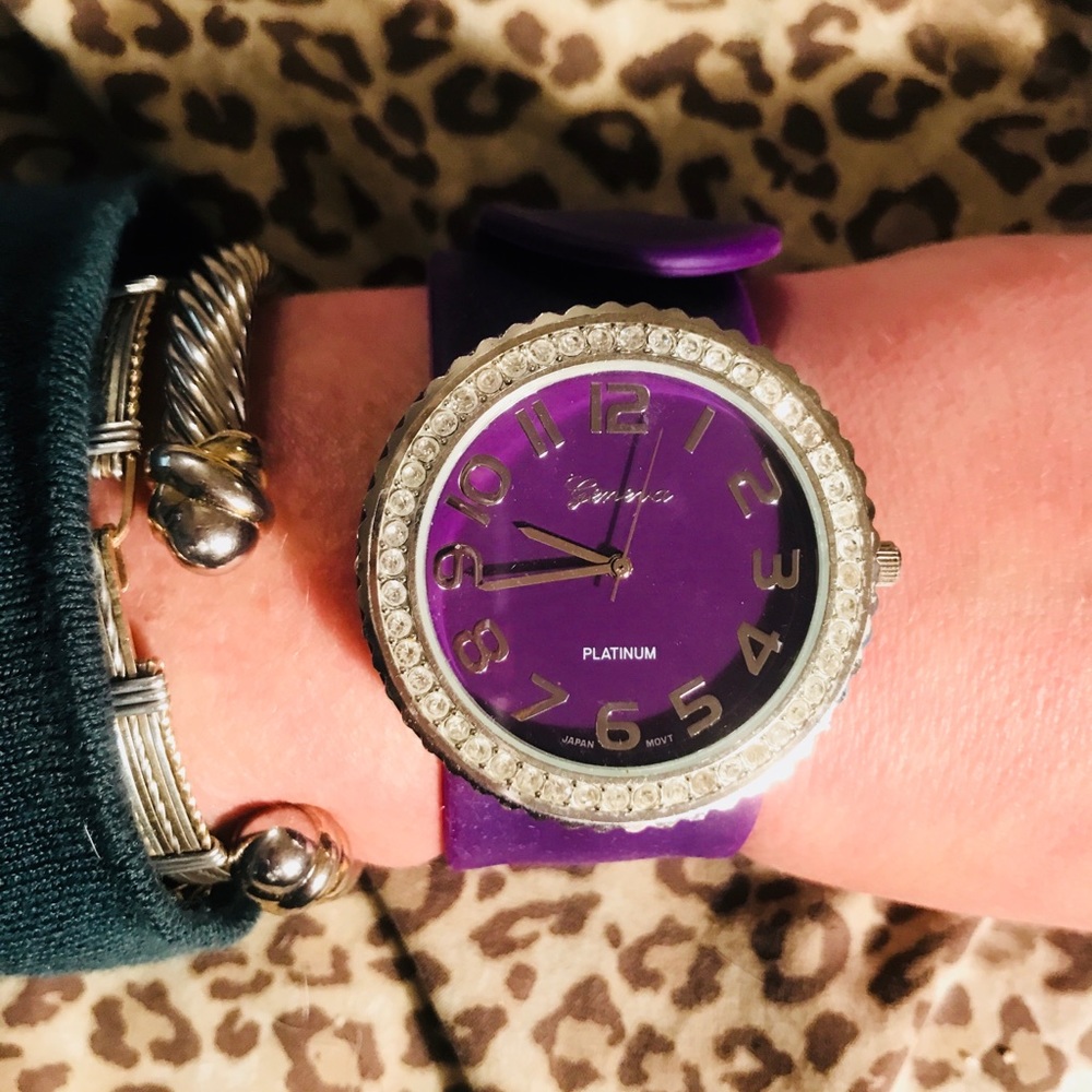 💕Host Pick💕GENEVA Platinum Slap Watch